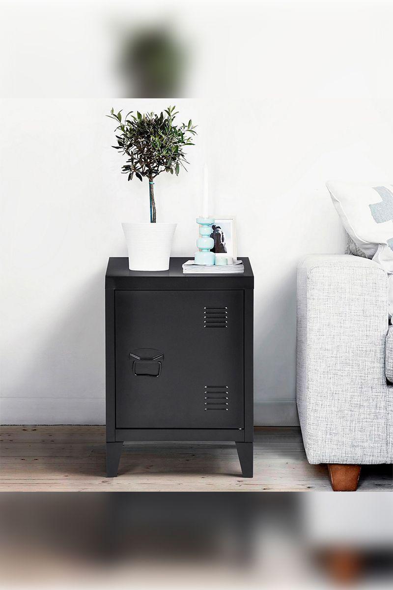 Velador Mesa Auxiliar Estante Metal 57.5x30.5x40.5-1