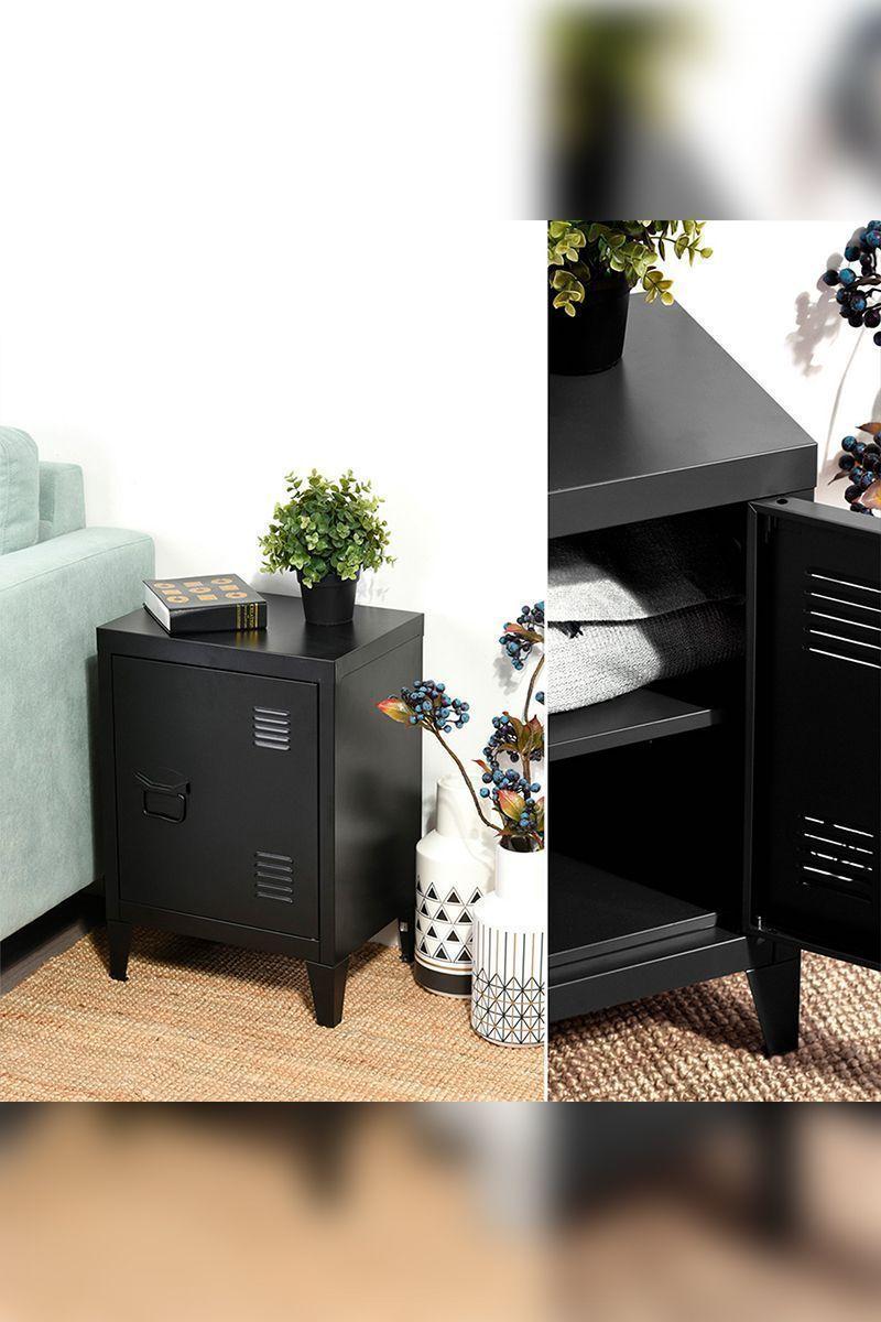 Velador Mesa Auxiliar Estante Metal 57.5x30.5x40.5-5