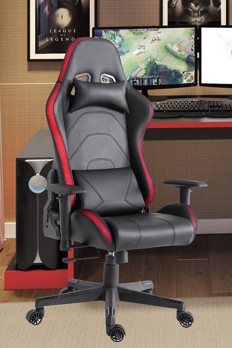 Silla Gamer Lights Game PVC Base Nylon Negro-1