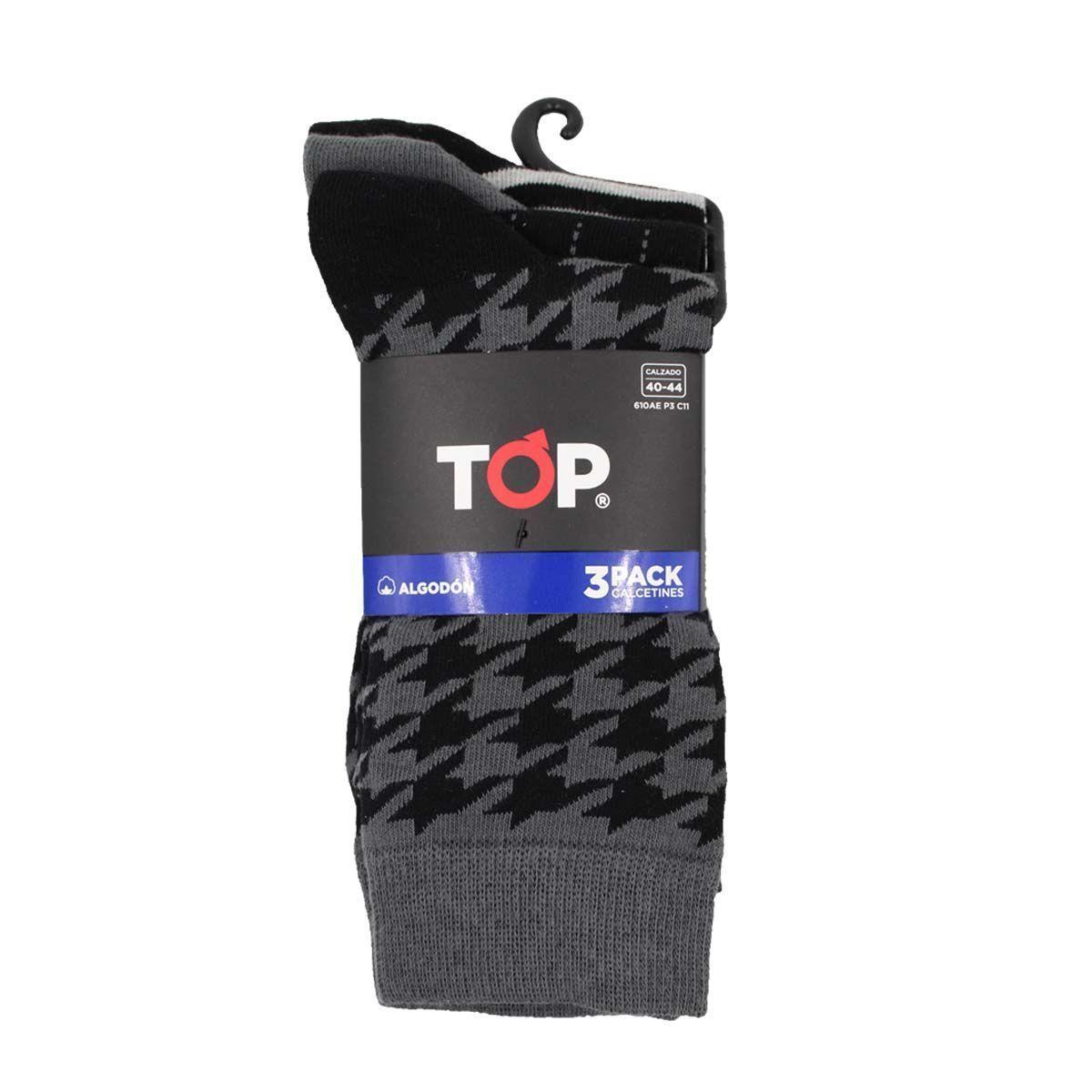 Calcetines Algodón Estampado C11 Top-4