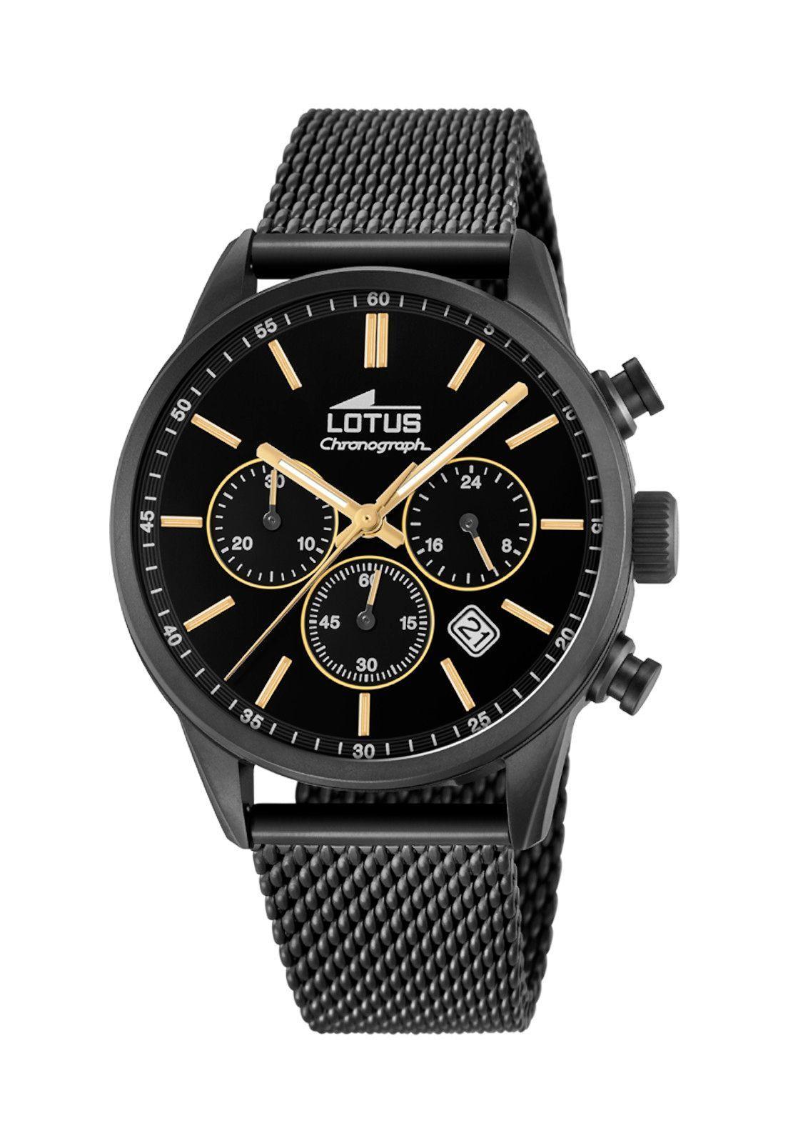 Reloj 18700/2 Lotus Negro Hombre Chrono-0
