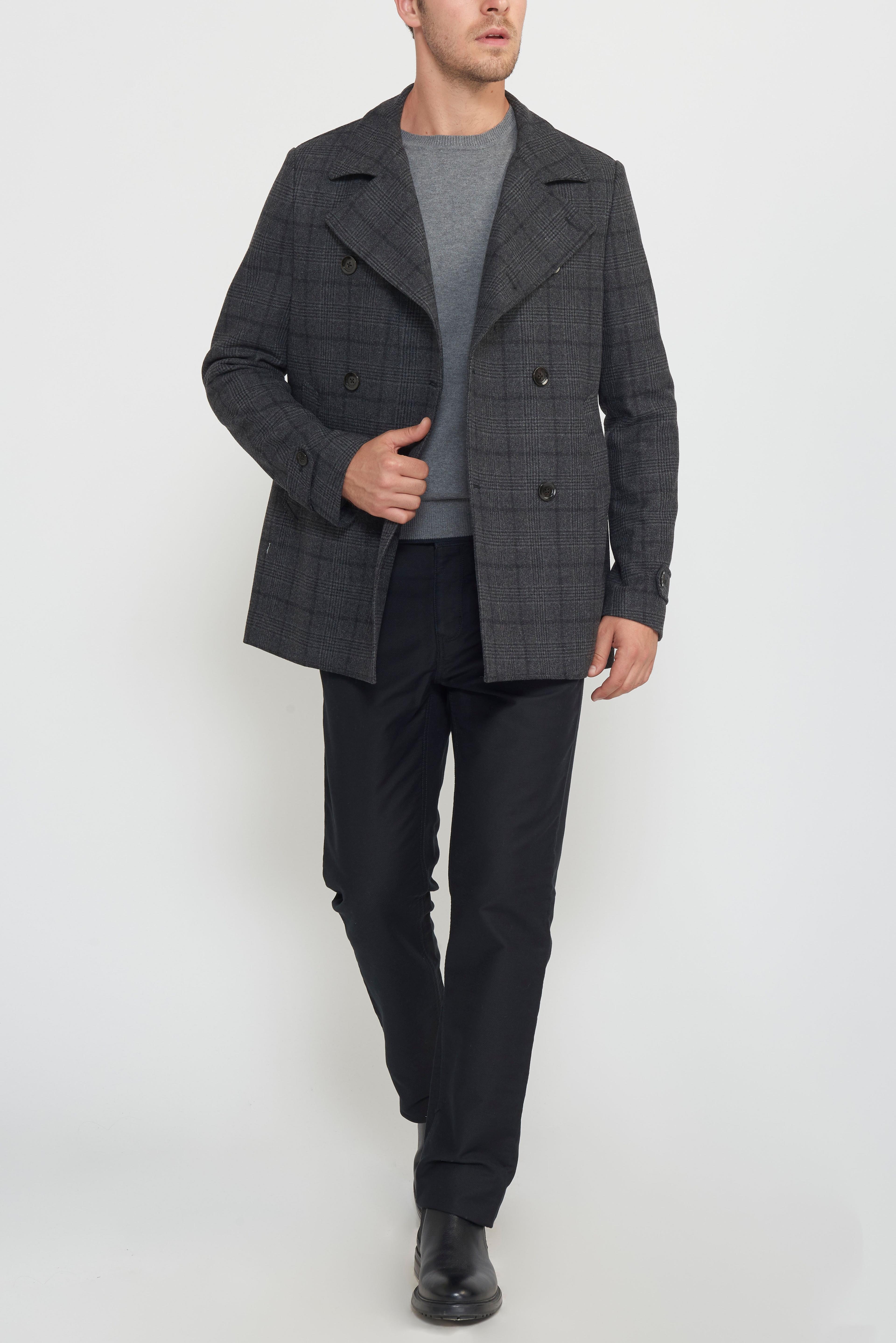 Abrigo Formal Diseño Gris-2