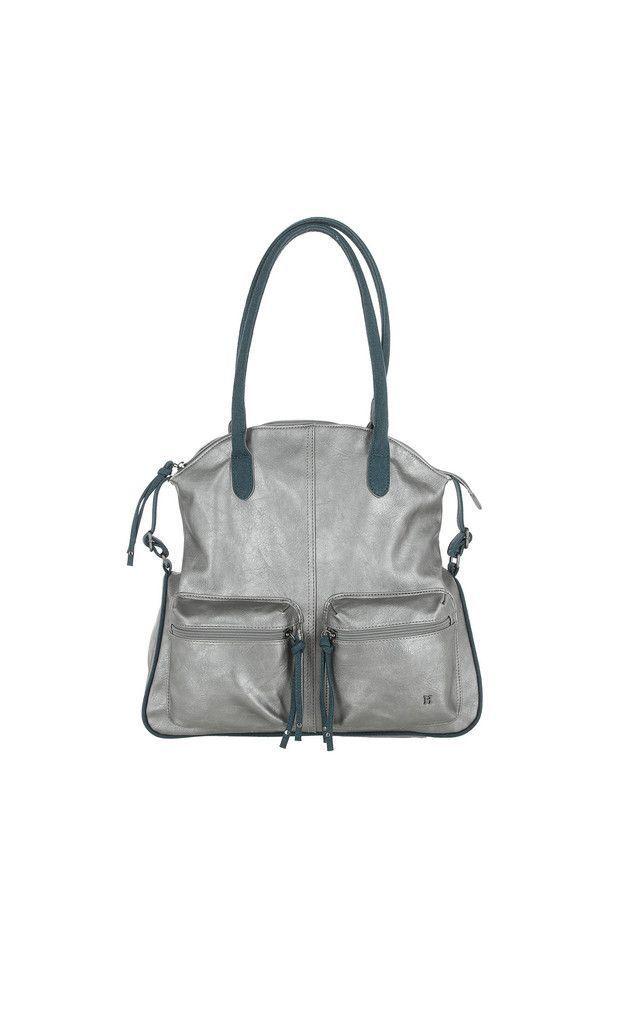 Cartera Hombro Moon Plateada Humana-0