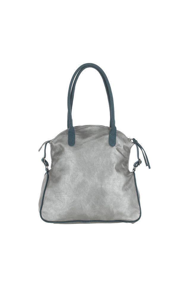 Cartera Hombro Moon Plateada Humana-1