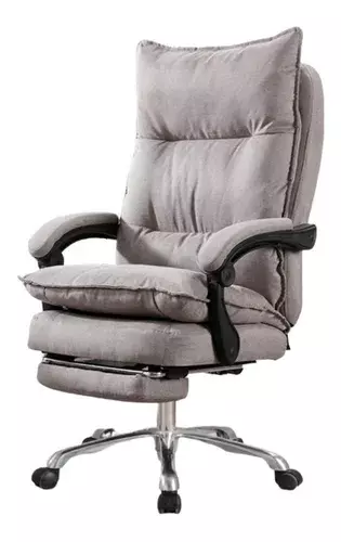 Silla Jefe De Tela Oficina Con Reposapiés-0