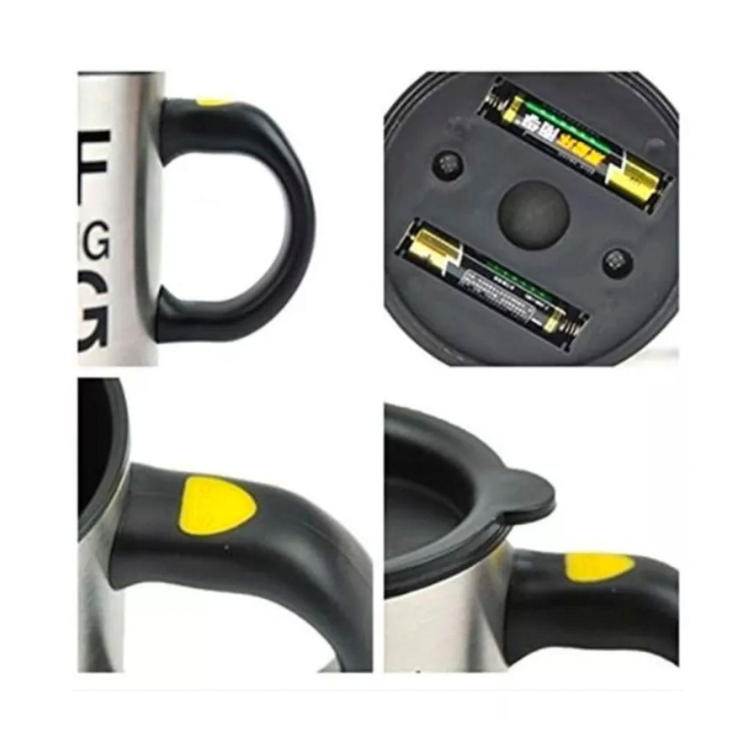 Taza Batidora D Café Portátil Tazón Self Mug Eléctrico Facil-3