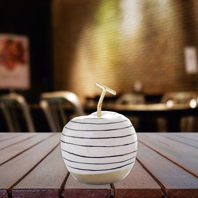 Figura Decorativa Manzana Espiral-3