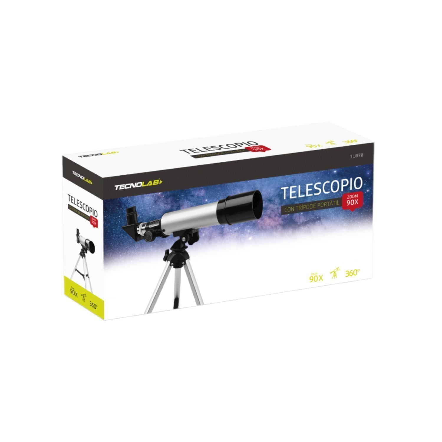 Telescopio Astronómico Monocular HD Zoom 90X Con Tripode Tecnolab-3