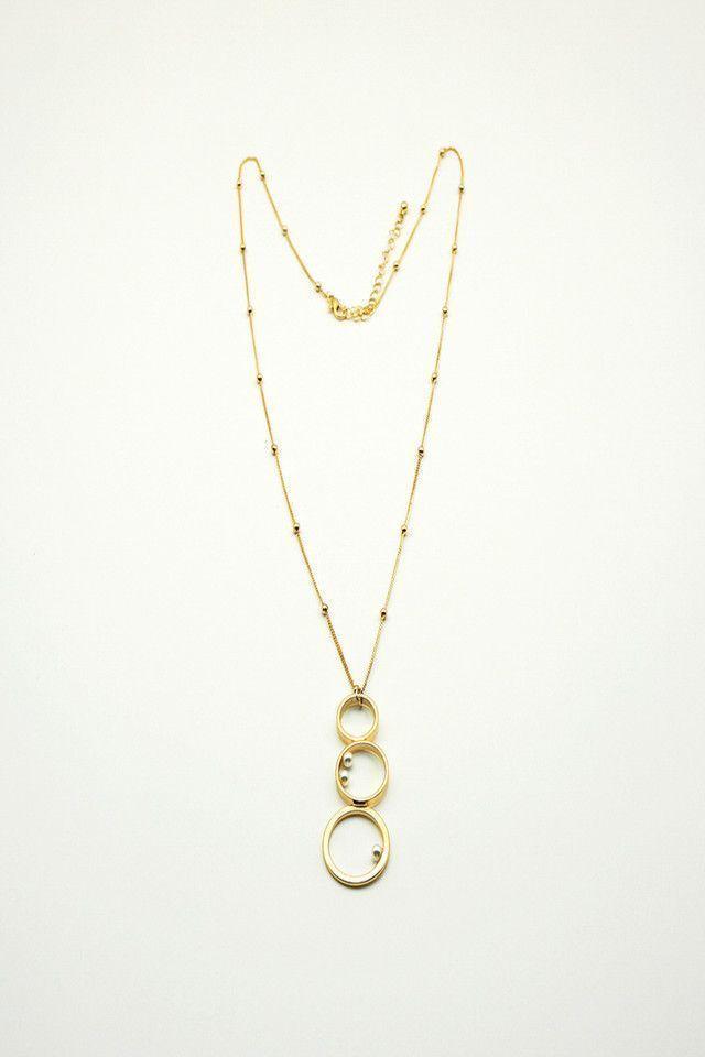 Collar Hoops Dorado i-D-0