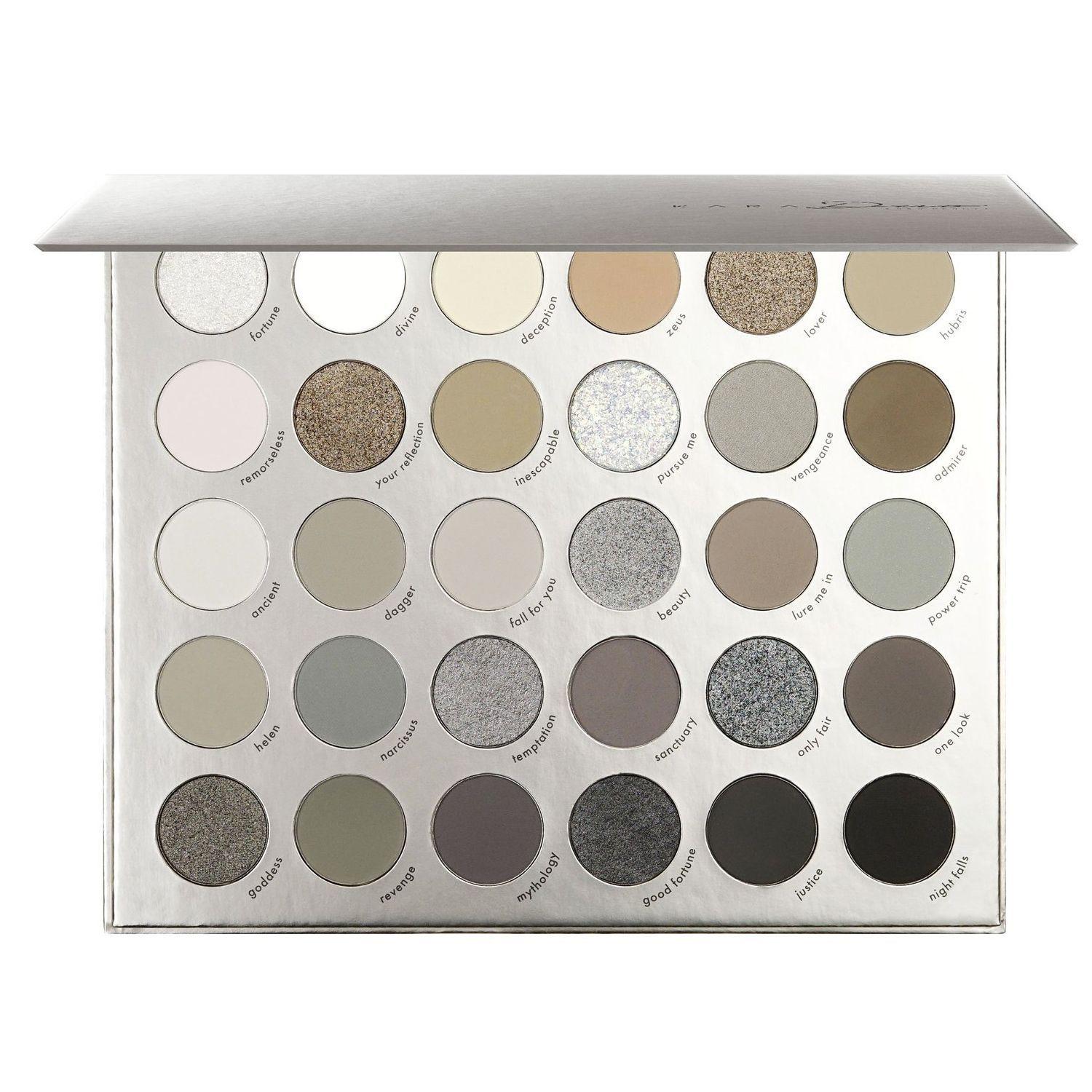 Pack Paleta de Sombras Pro15 "Goddess Nem" de Kara Beauty + Set de 24 Brochas Pastel Lime Party Beauty Creations-1