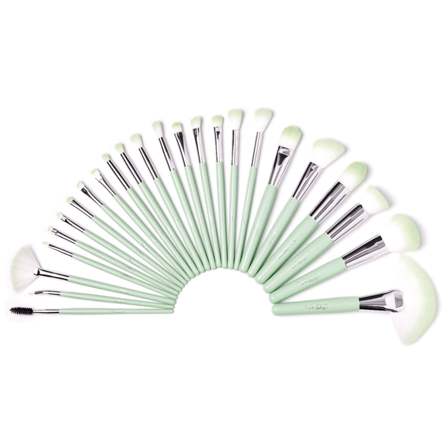 Pack Paleta de Sombras Pro15 "Goddess Nem" de Kara Beauty + Set de 24 Brochas Pastel Lime Party Beauty Creations-4