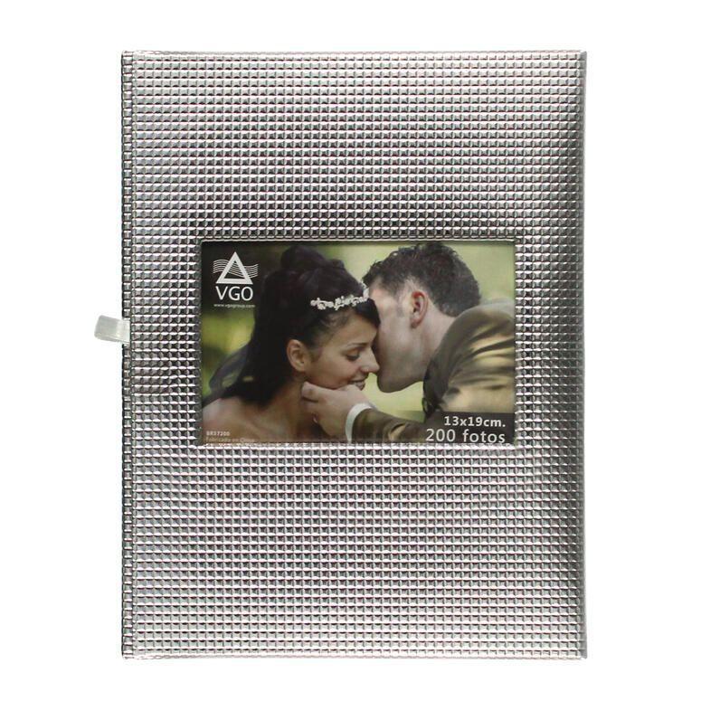 Album hojas negras con tapas brillosas. para ensobrar 15x21 cm / 100F-0