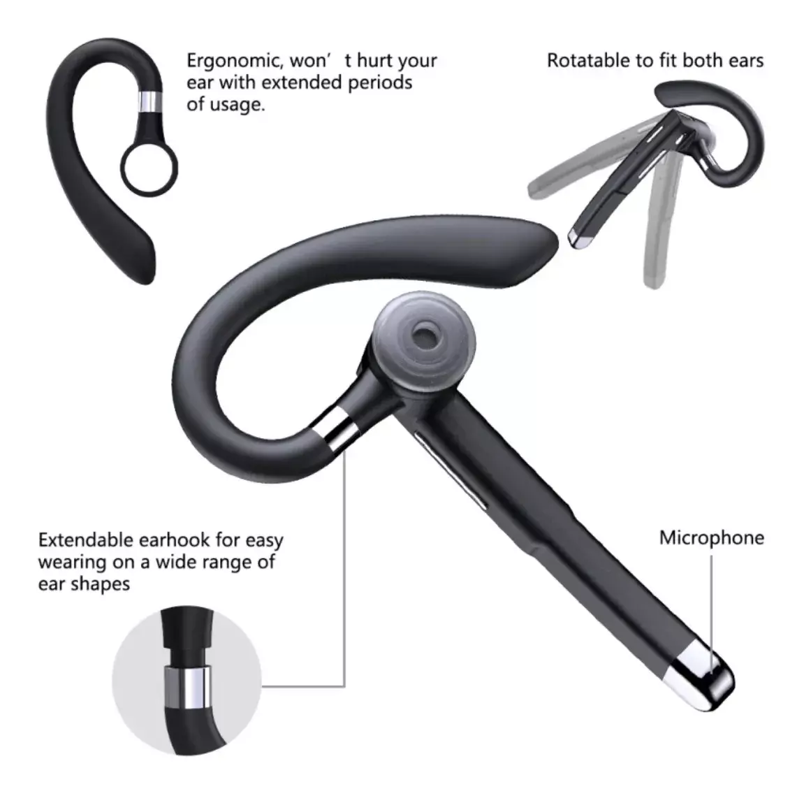 Audífono in-ear inalámbrico YYK-520-3