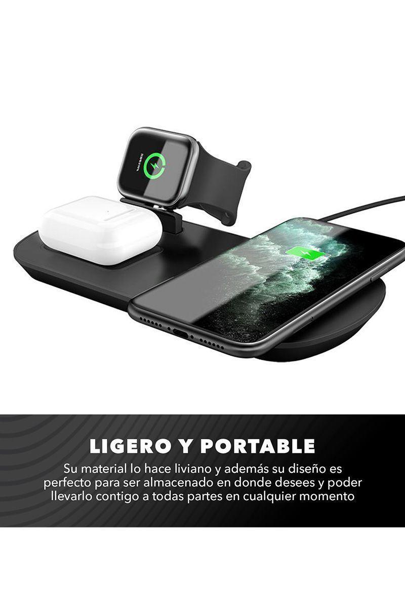 Cargador Inalámbrico 3en1 15W Samsung Apple Huawei-2