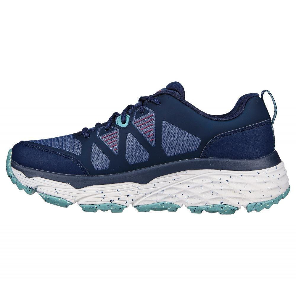 Zapatilla Mujer Max Cushioning Trail Azul Skechers-3
