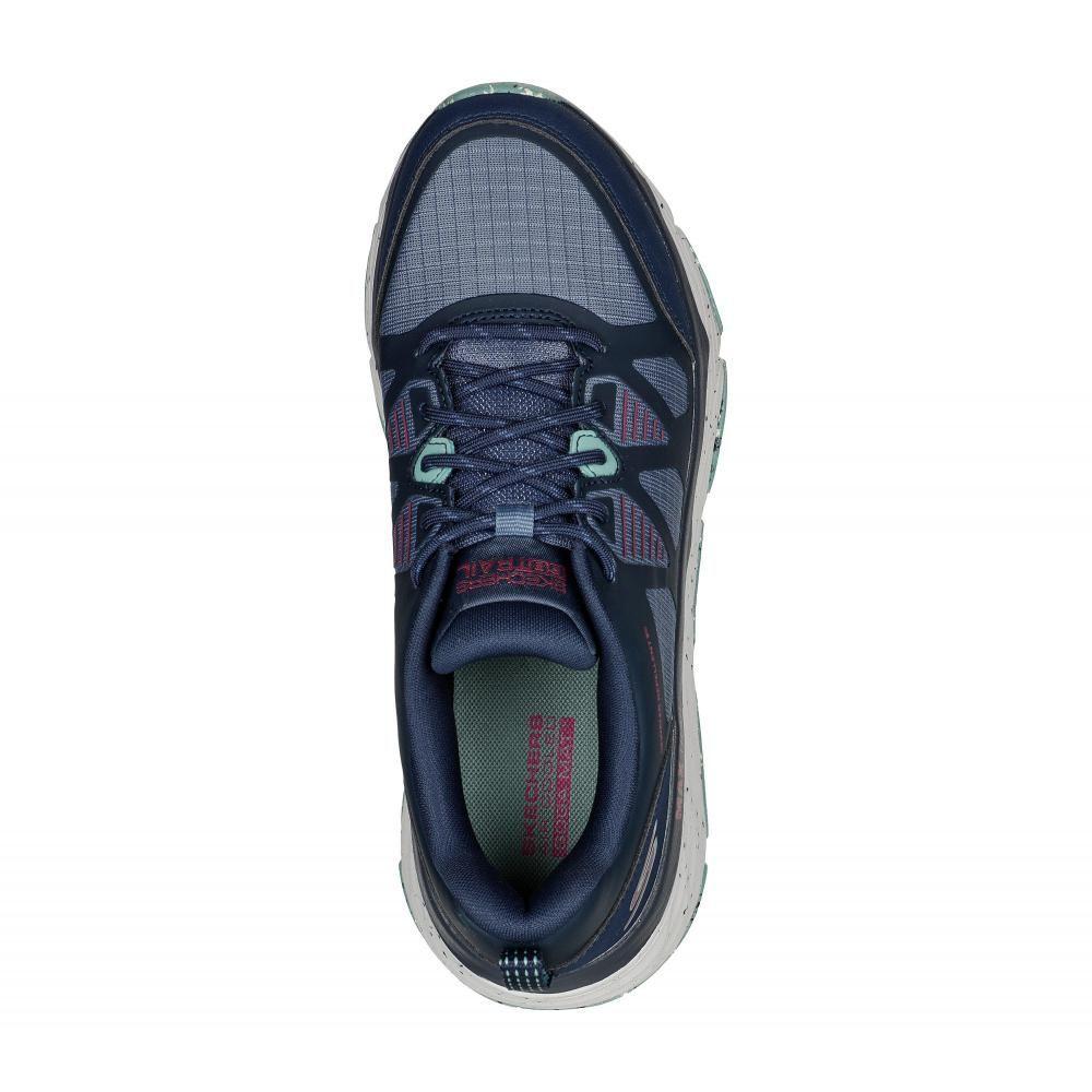 Zapatilla Mujer Max Cushioning Trail Azul Skechers-1