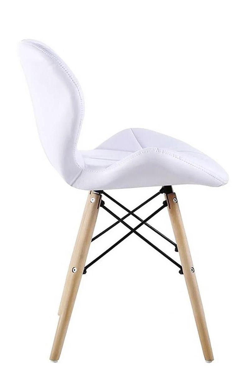 Pack 4 Sillas Eames Acolchada Blanco-3