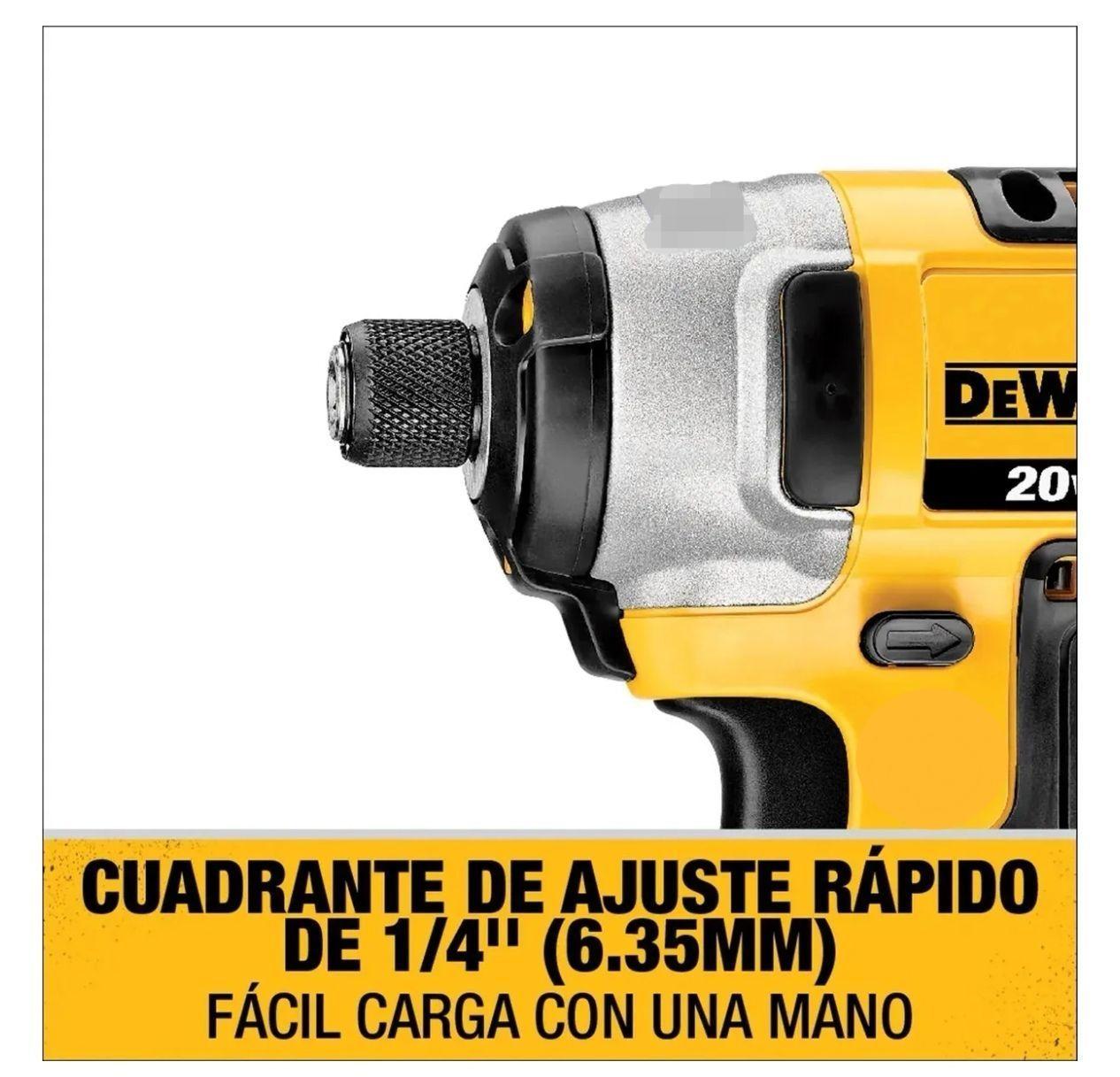 Atornillador De Impacto Dewalt Dcf885 20v 1/4 6.35mm (solo) -4