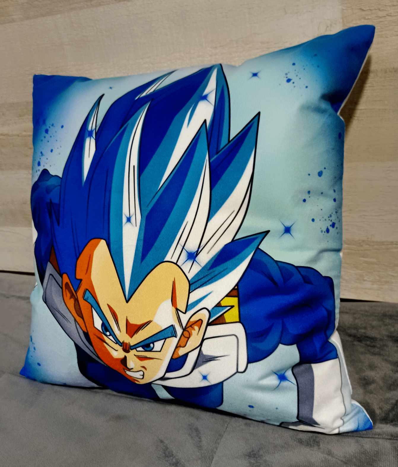 Cojín Felpa 45x45 cm Vegeta Blue Extra Suave -2