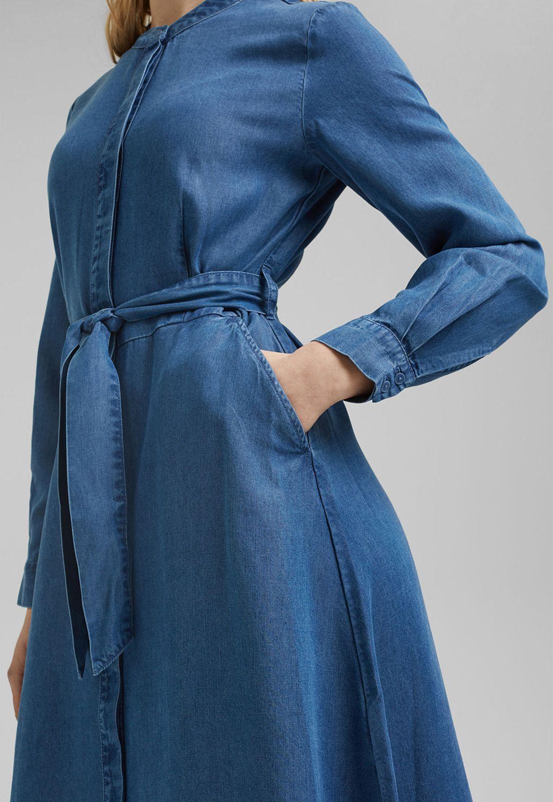 Vestido Midi Denim En Tencel™ Esprit-2