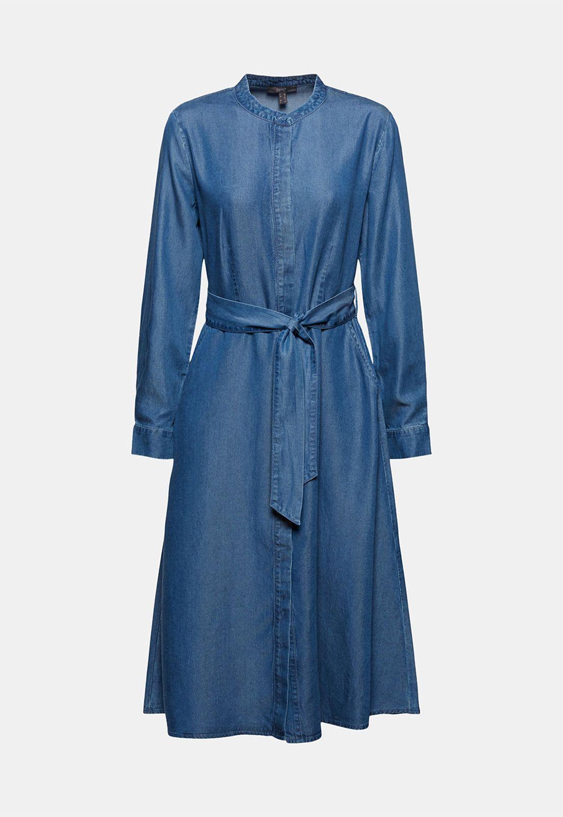 Vestido Midi Denim En Tencel™ Esprit-3