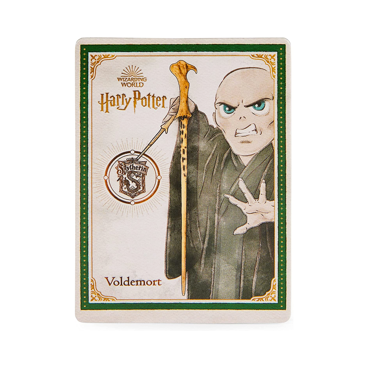 Varita Mágica Voldemort 30 cm Con Tarjeta de Hechizos-4