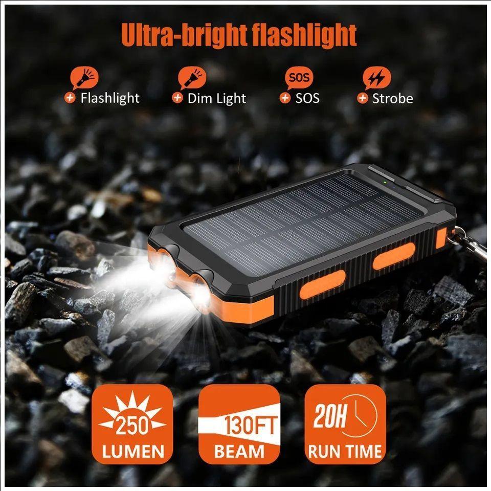 Cargador Solar Portátil 20000mAh Linterna-2