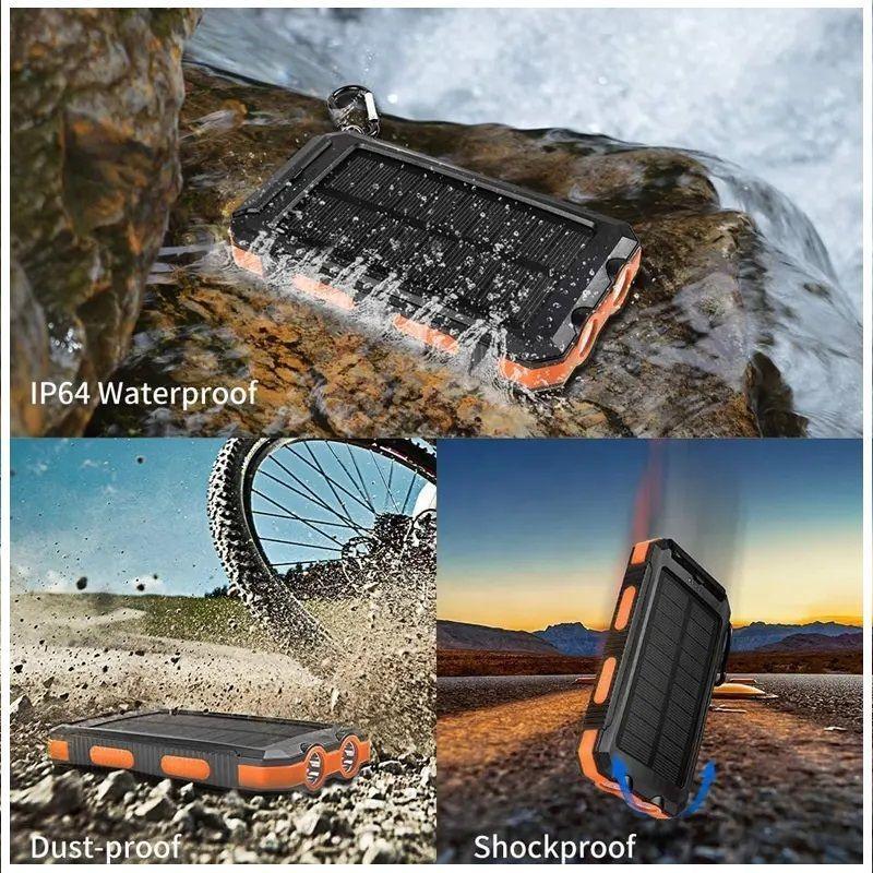 Cargador Solar Portátil 20000mAh Linterna-3