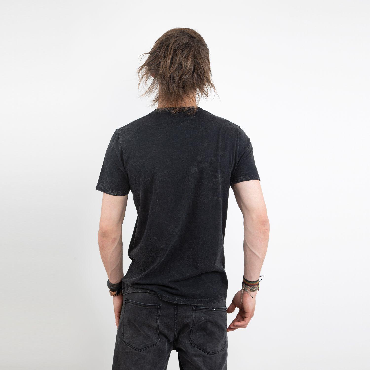 Polera Hombre Logo Negro Iron Maiden-5