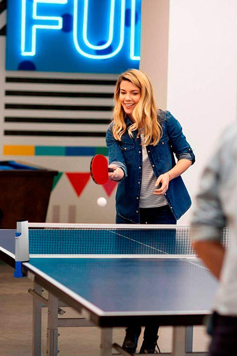 Set Red Ping Pong Portátil 2 Paletas y 6 Pelotas-4