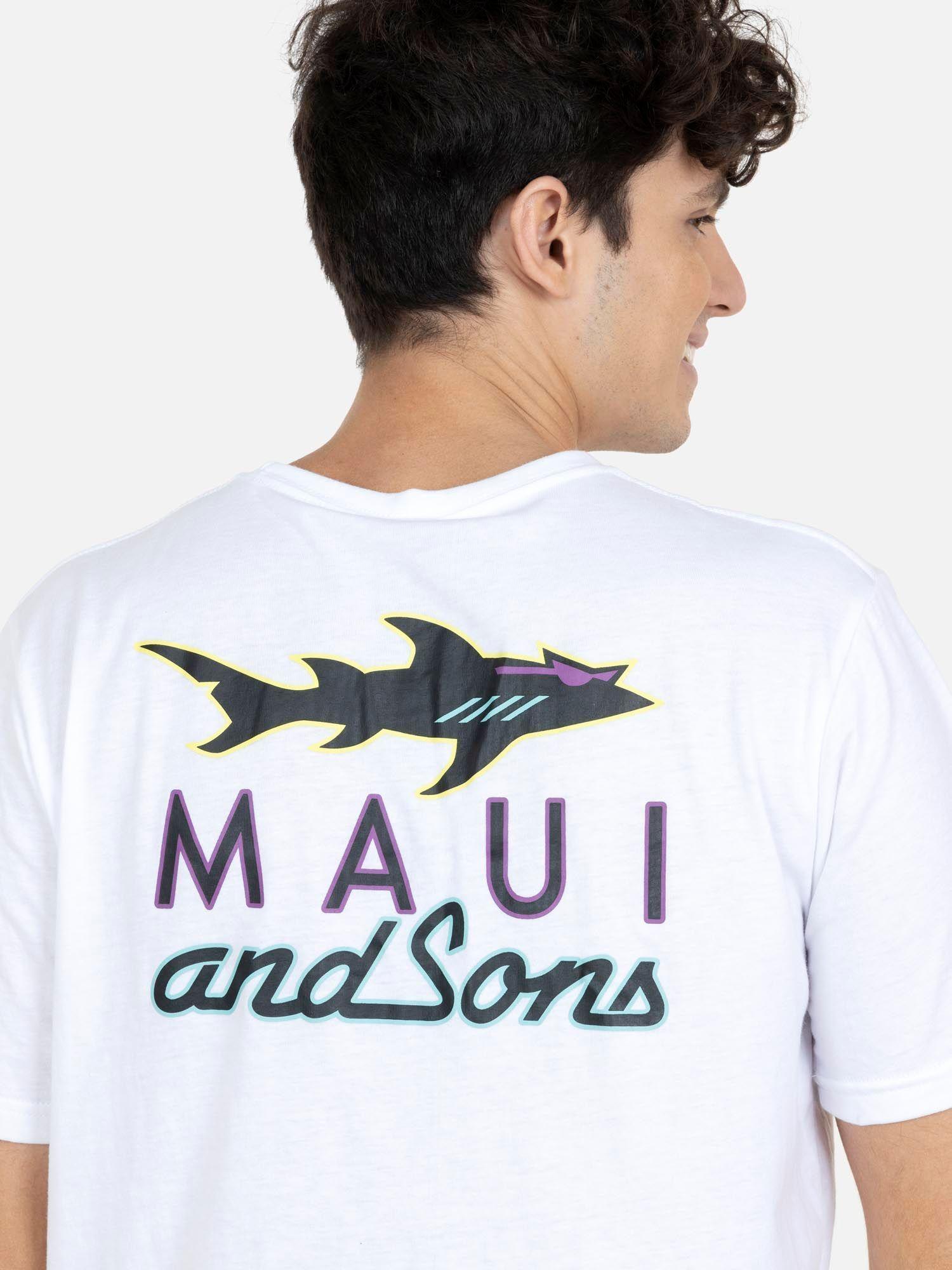 Polera  Hombre Blanco 5P400-MV22 Maui And Sons-2