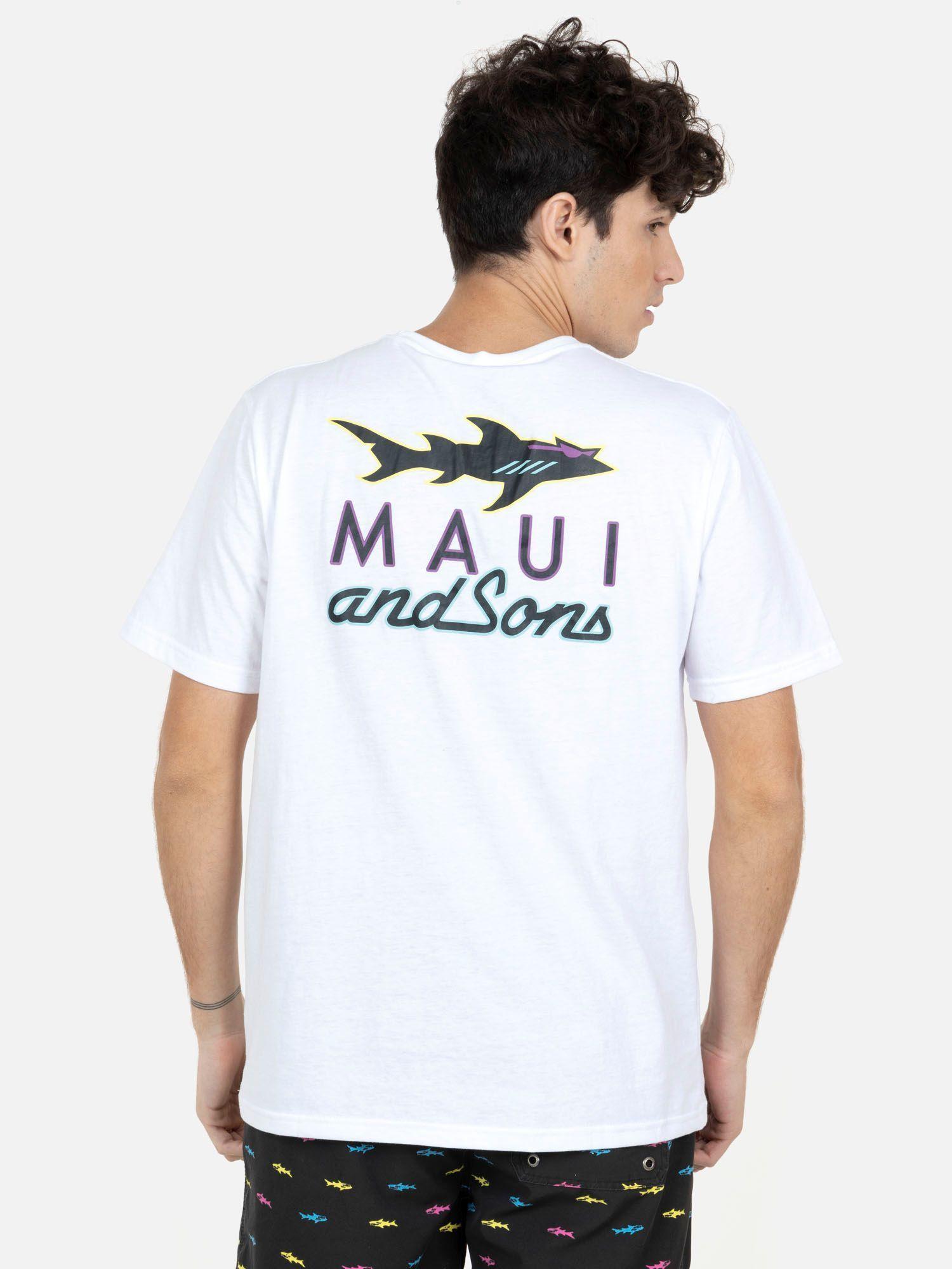 Polera  Hombre Blanco 5P400-MV22 Maui And Sons-1
