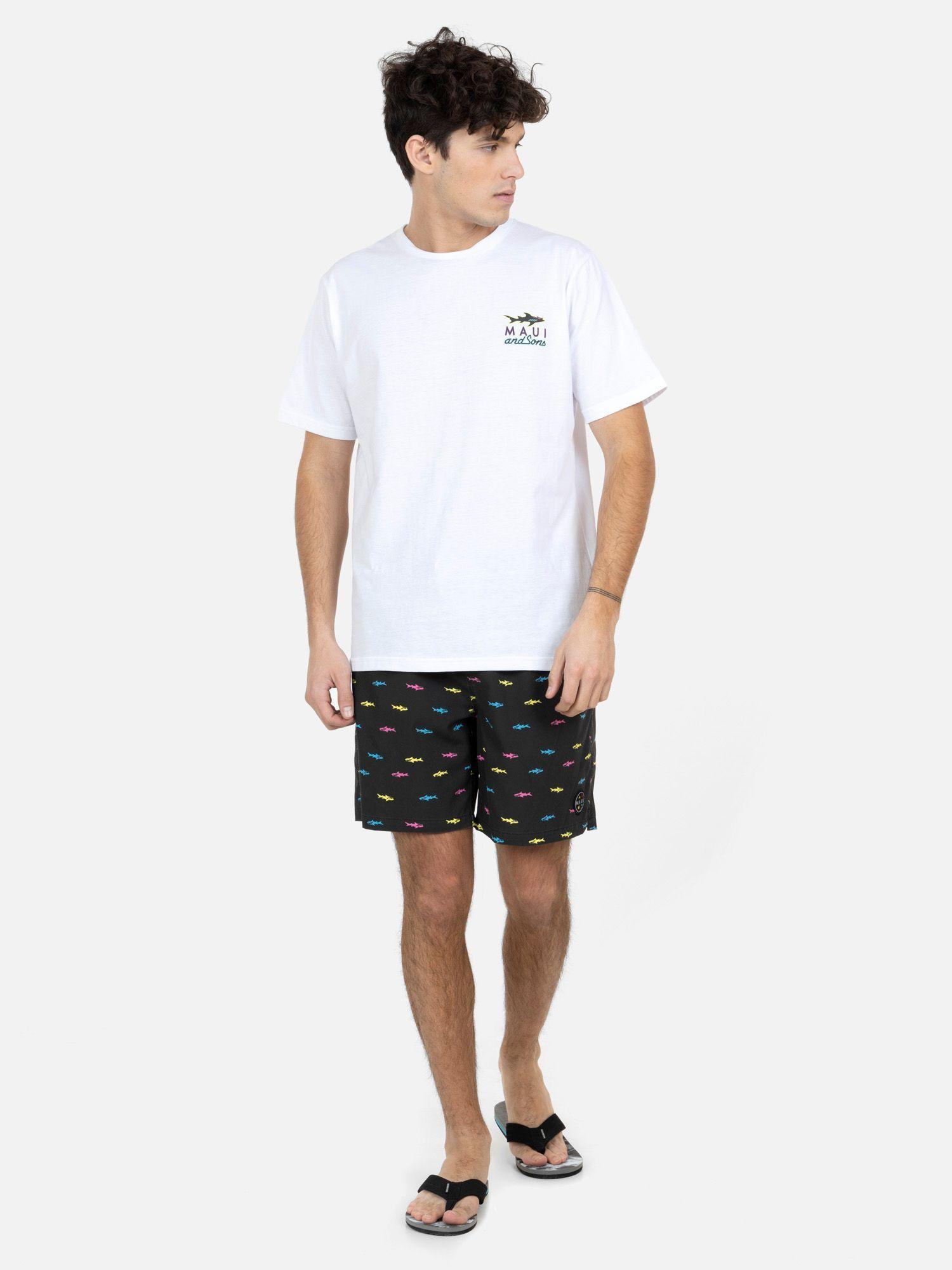 Polera  Hombre Blanco 5P400-MV22 Maui And Sons-3