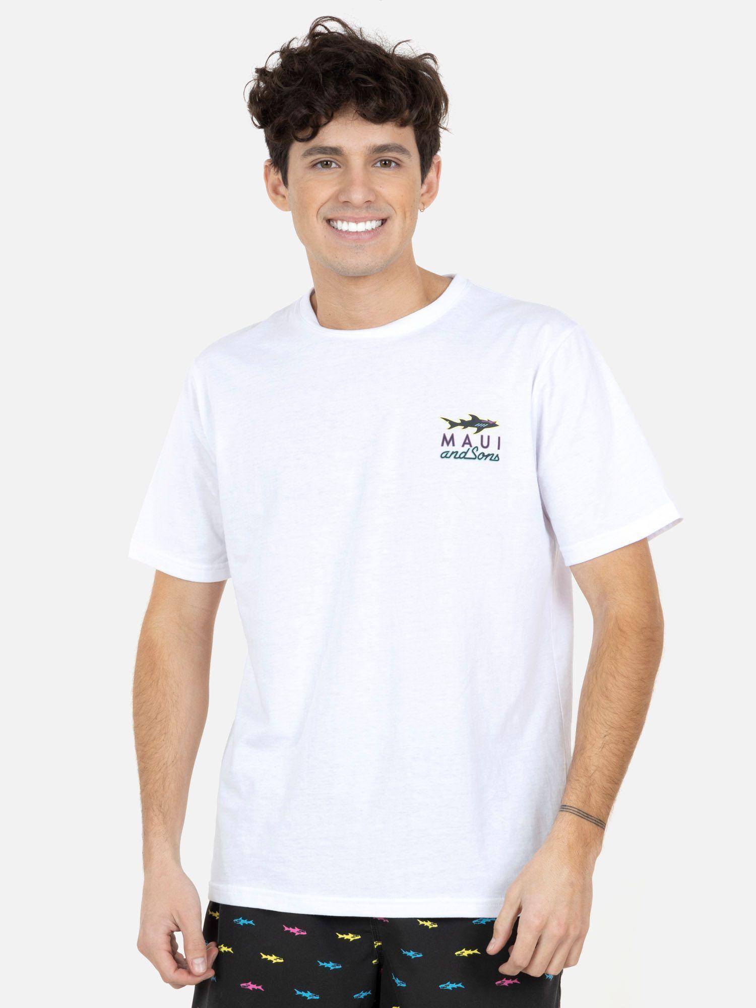 Polera  Hombre Blanco 5P400-MV22 Maui And Sons-0
