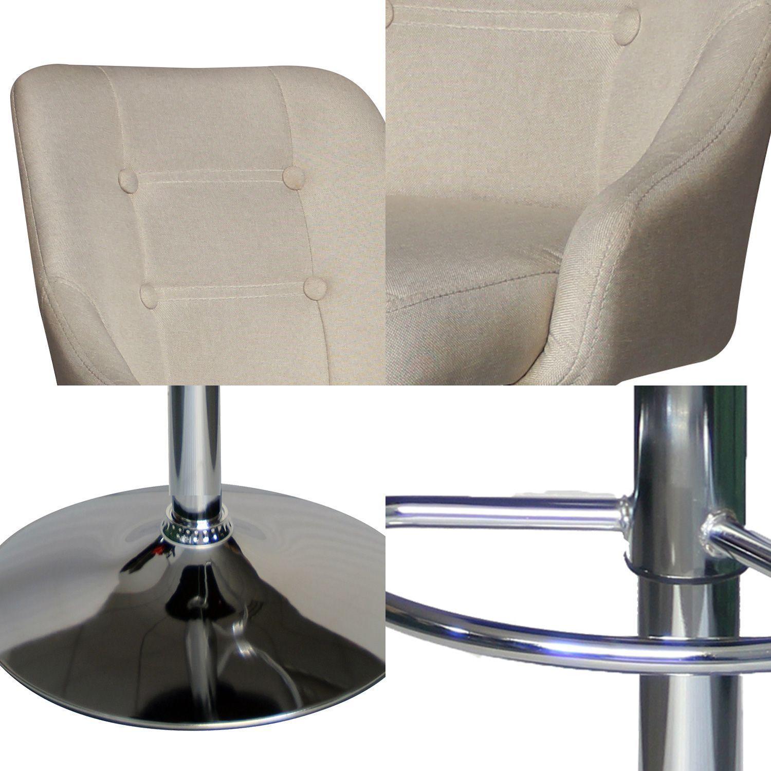 Pack 2 Pisos Bar Taburete Orion Beige-4