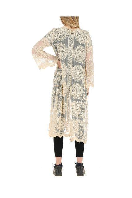 Kimono Urbano Beige Trigal Macrame Humana-1