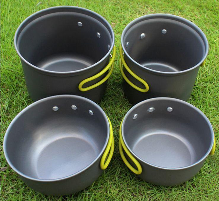 Pack 4 Ollas Camping Para Cocinar -3