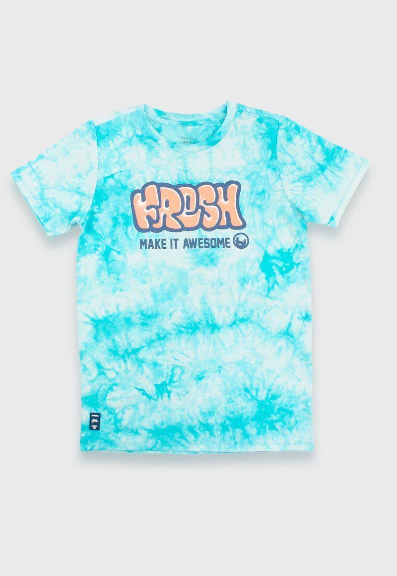 Polera junior niño tie dye 354-0