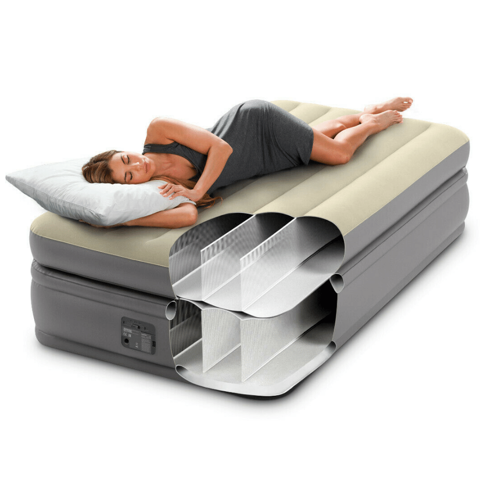 Colchón Inflable Eléctrico 1,5 Plaza 99x191x51 Cm-4