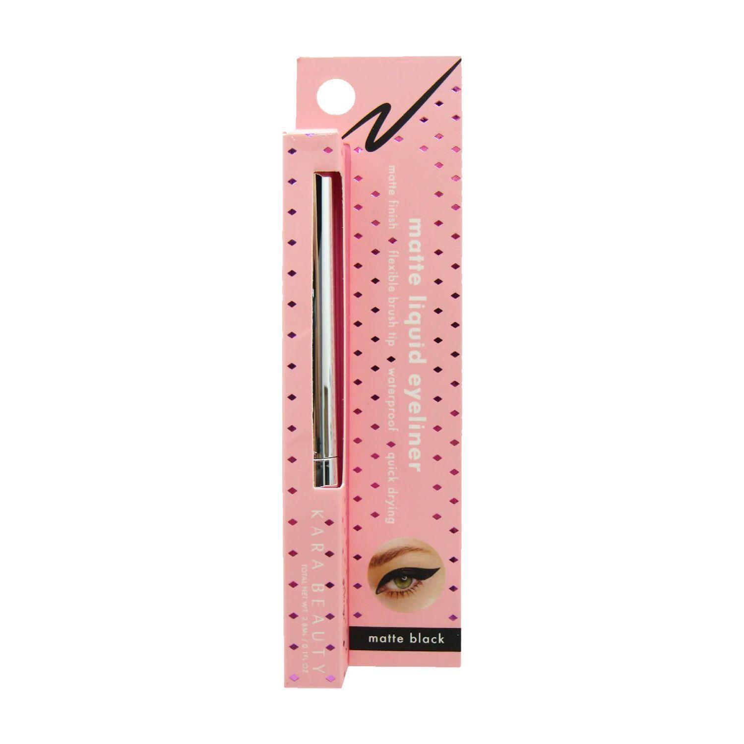 Delineador de Ojos Líquido Mate Intenso Waterproof Kara Beauty-1