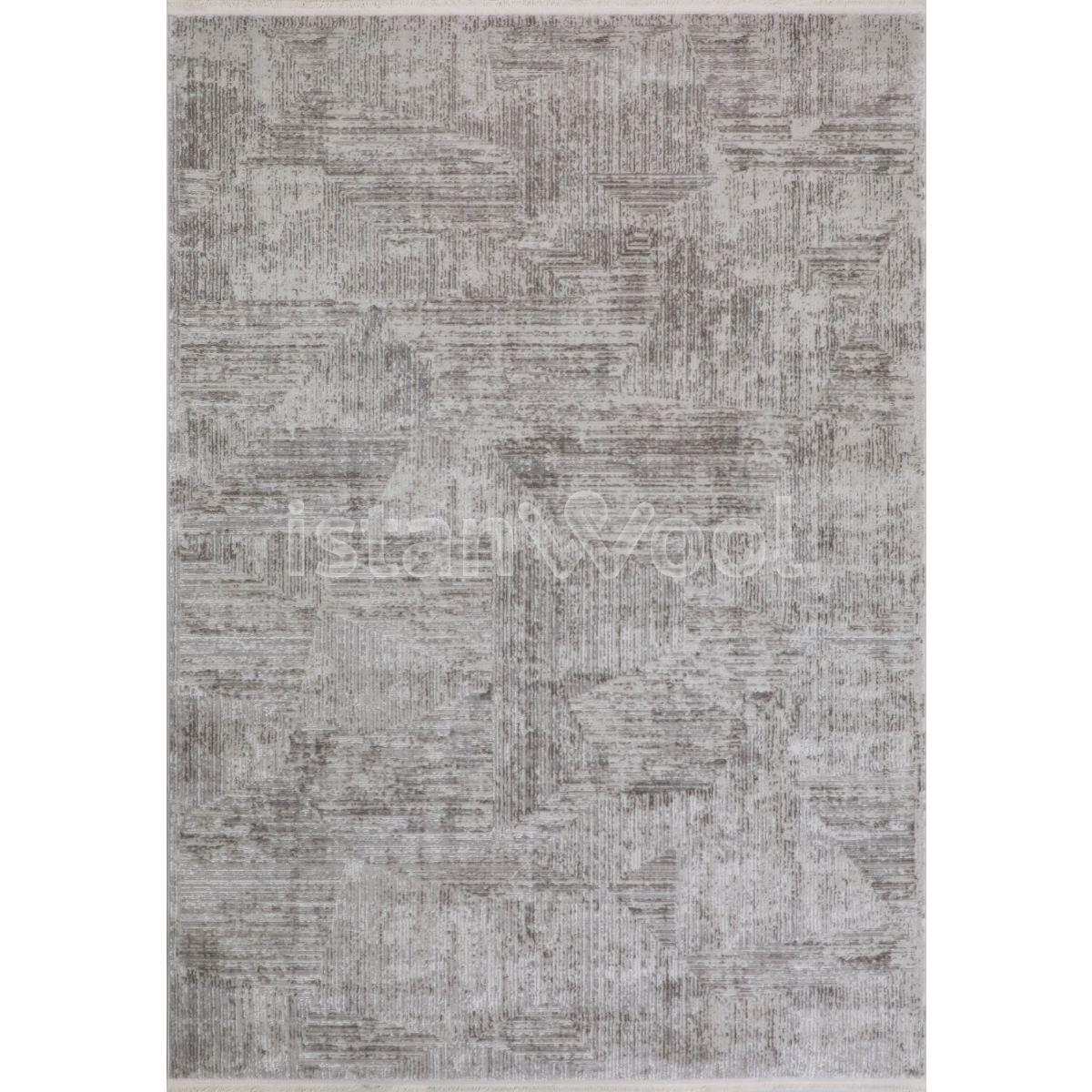 Alfombra Moderna Gruesa 160x240 cms.Gris -0