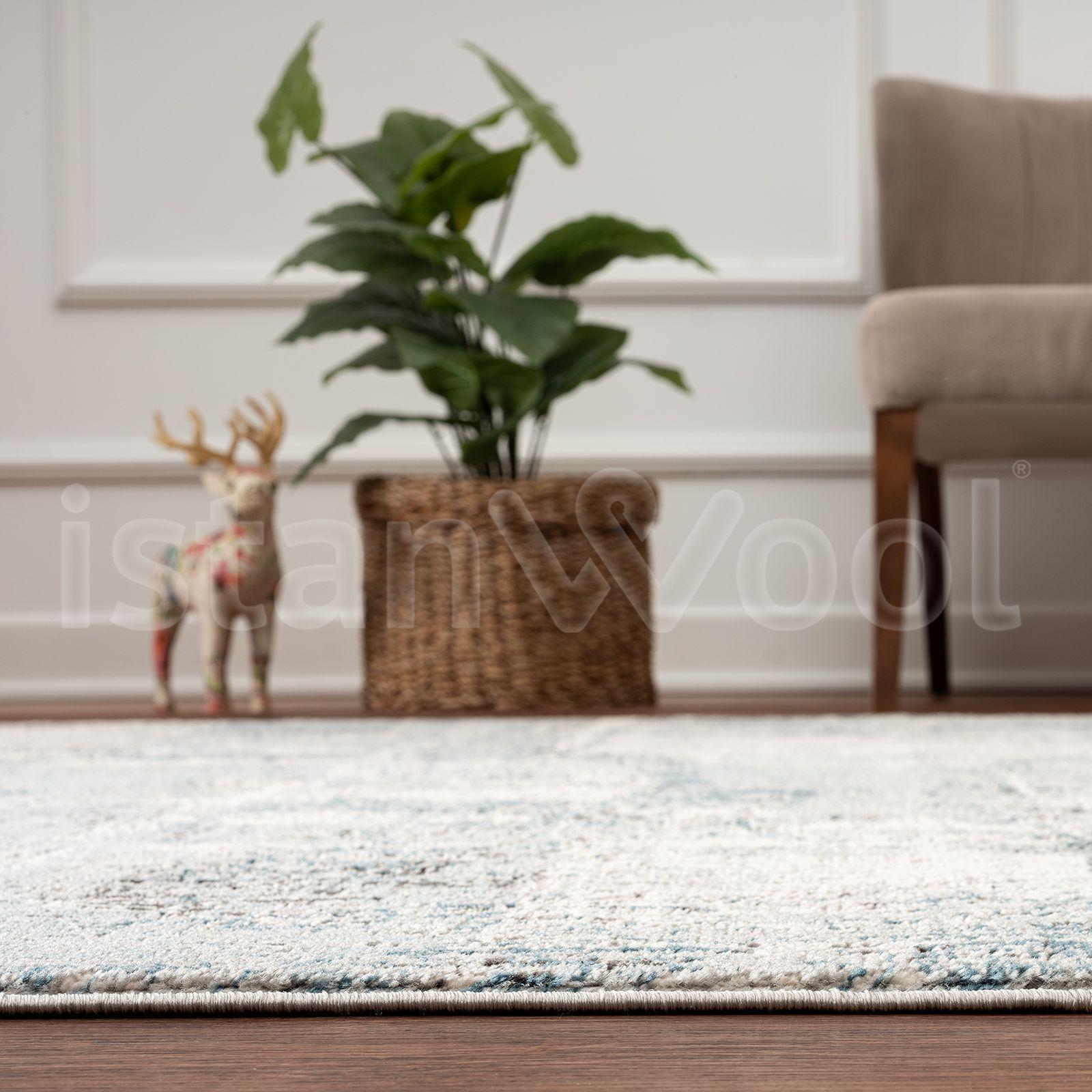 Alfombra Moderna Gruesa 160x240 cms.Gris -3