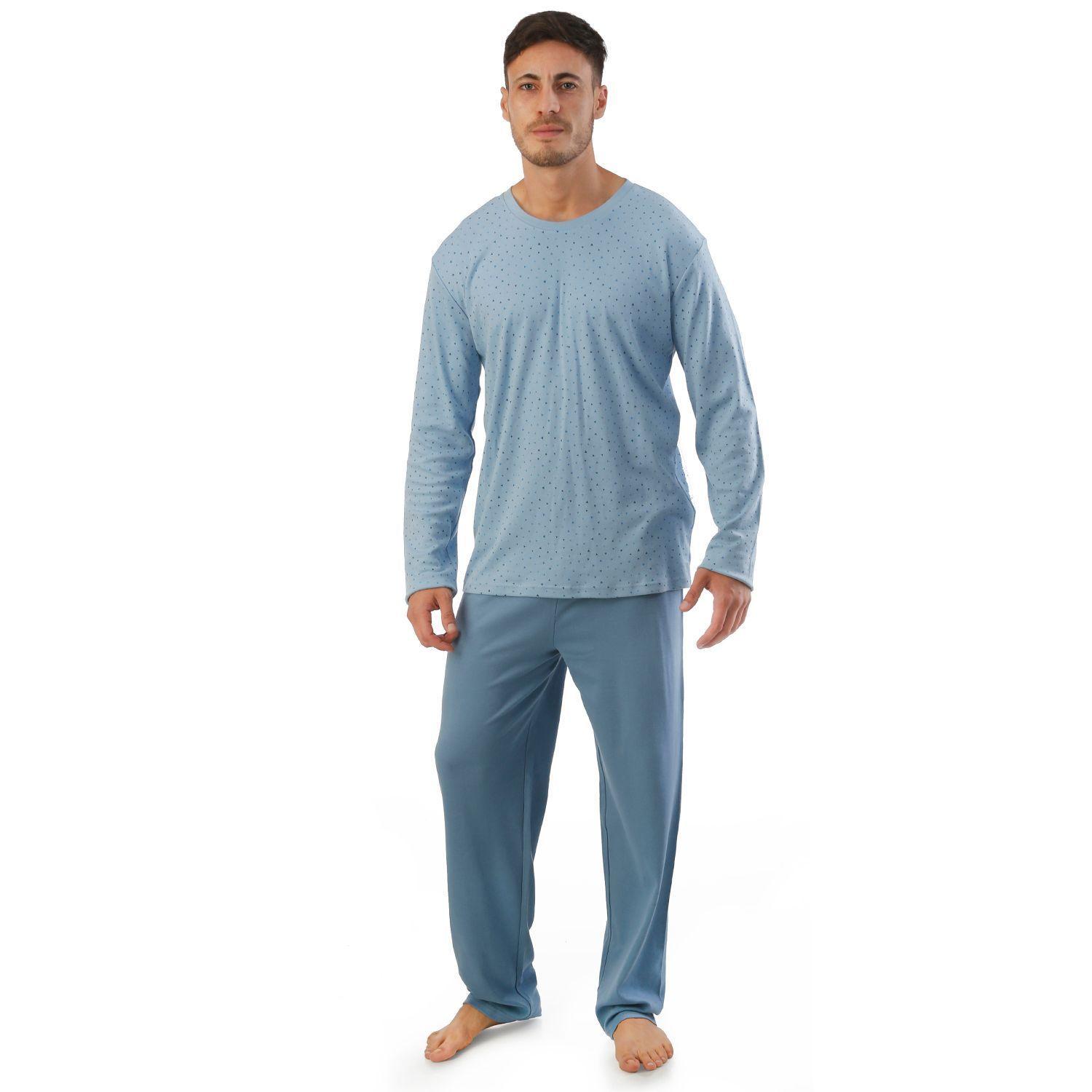 Pijama Hombre Gamuza Polycotton Clásico B-0