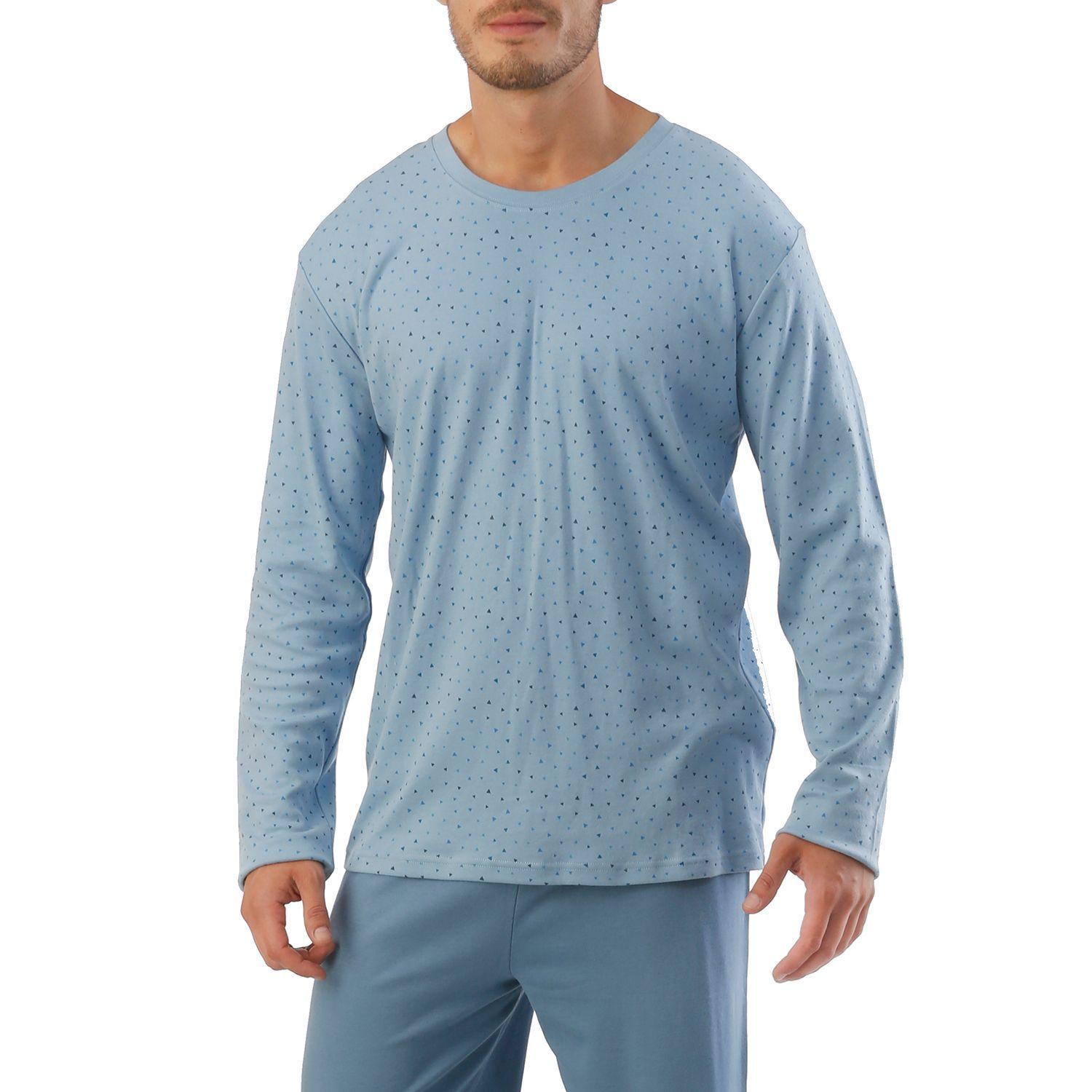 Pijama Hombre Gamuza Polycotton Clásico B-1