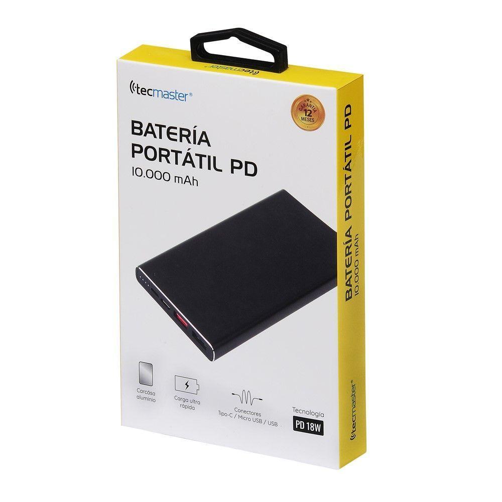 Bateria Portatil Powerbank 10.000 Tecmaster PD 18W-2
