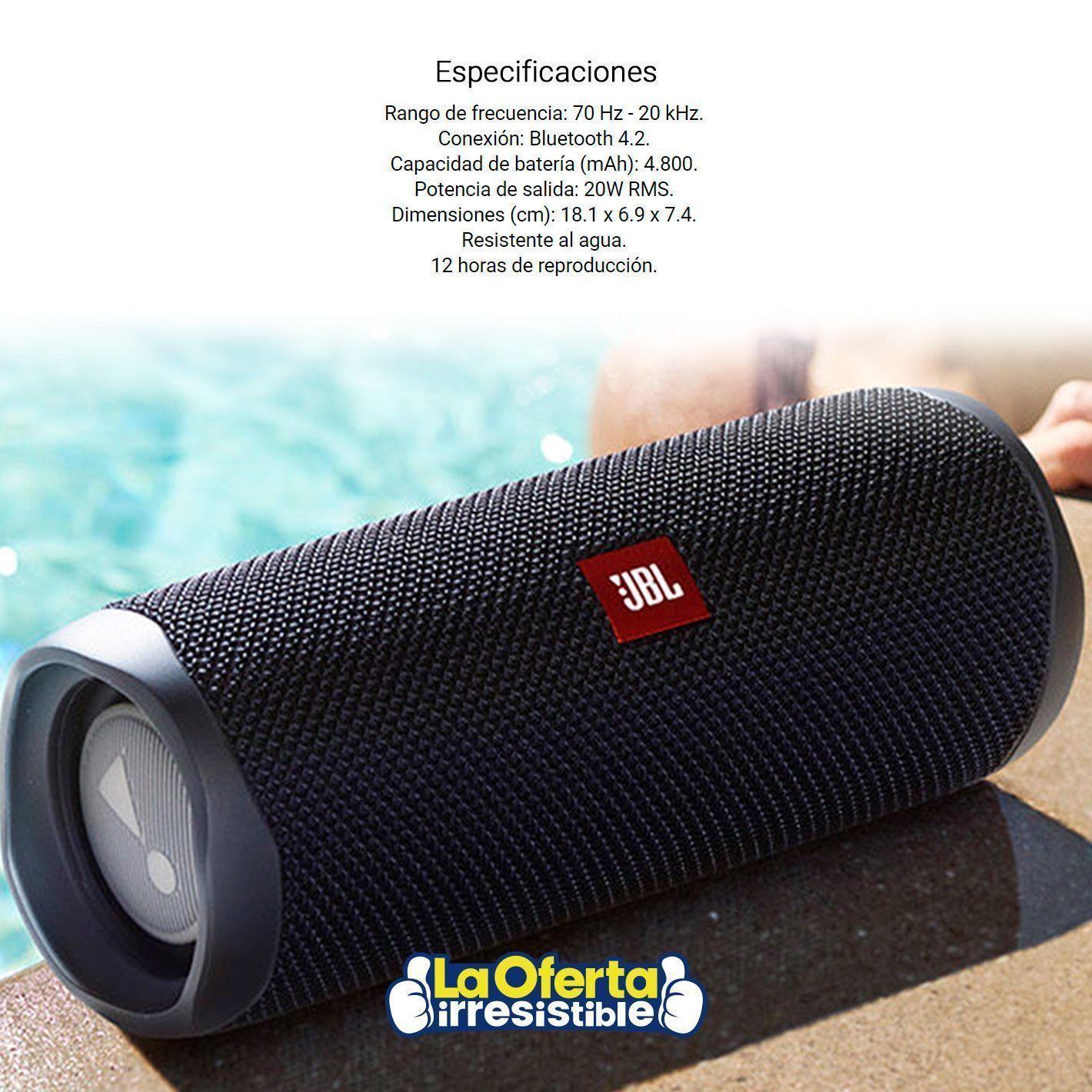 Parlante Bluetooth Jbl Flip 5 Portable Resistencia Ipx7-5