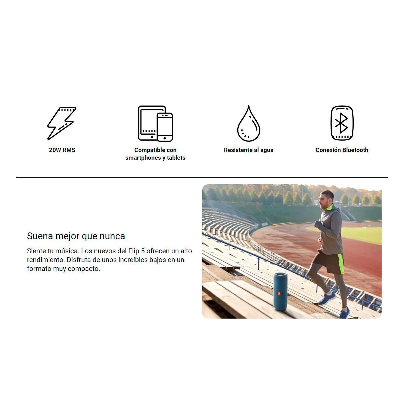 Parlante Bluetooth Jbl Flip 5 Portable Resistencia Ipx7-2