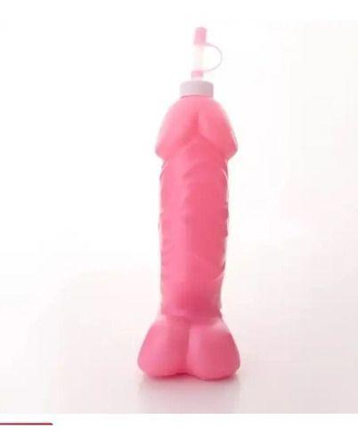 Botella De Plástico Forma De Pene Despedida De Soltera 1 Lt-2