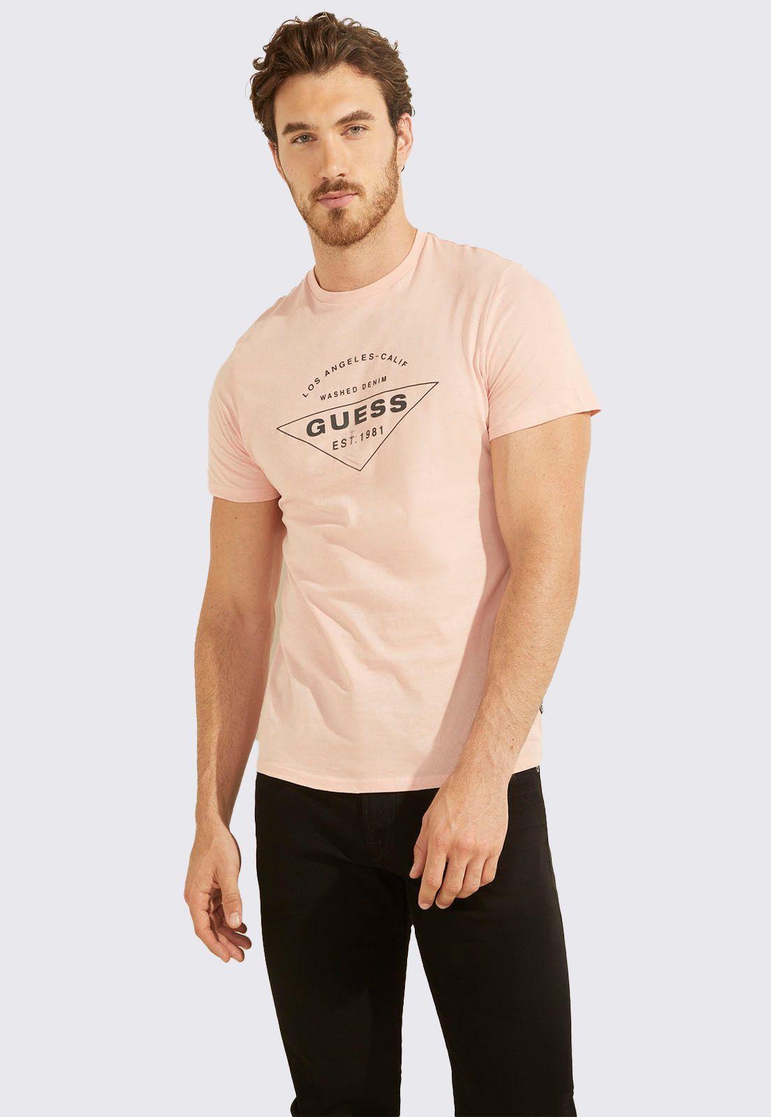 Polera Guess Ss La Calif Logo Tee-0