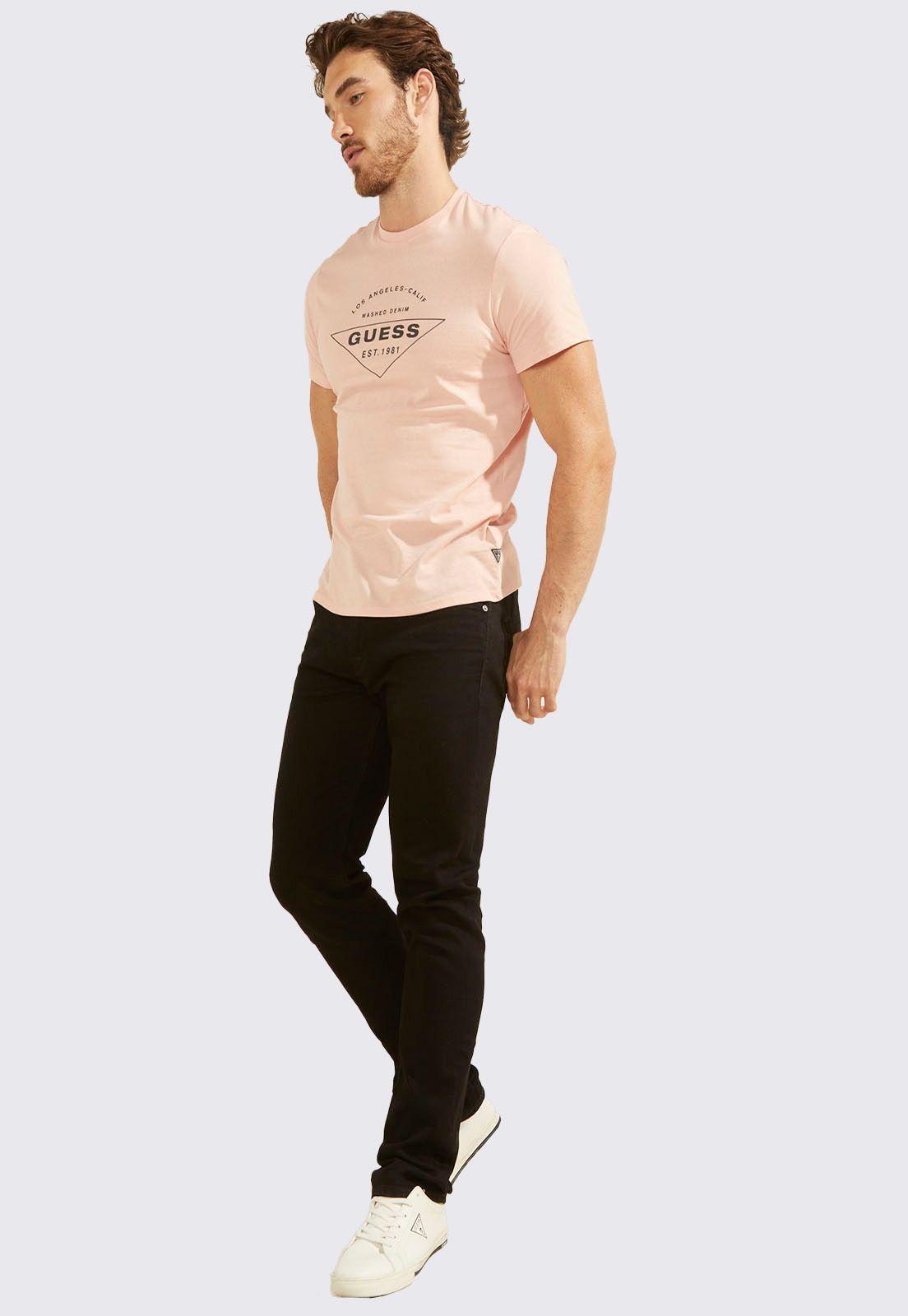 Polera Guess Ss La Calif Logo Tee-1